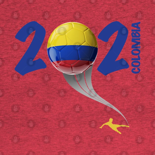 Colombia Copa America Soccer 2021 by DesignOfNations